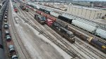 NS 8031 And other's at the Trra yard. 